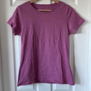 Pink organic cotton t shirt size small